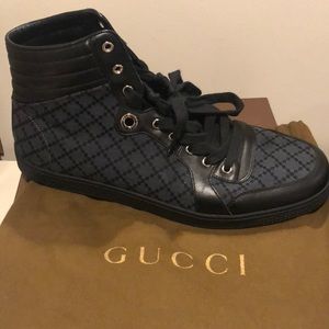 Gucci Men’s Black Anthraci size 11 wore 1x